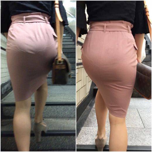 《人気作品の再編集・２名》 No.847【肉感エロBODYのGAL着衣尻】　サンプル画像1