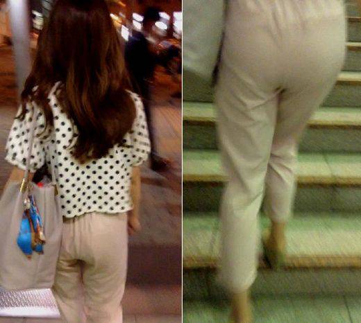 デカ尻に食い込むパンティラインのクセがスゴい！　サンプル画像1