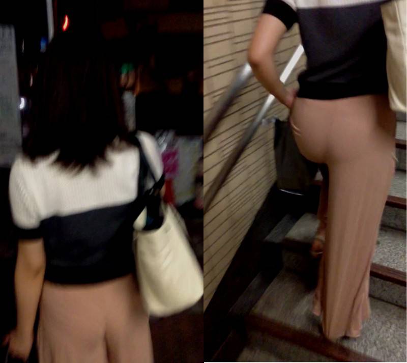 デカ尻に食い込むパンティラインのクセがスゴい!② サンプル画像