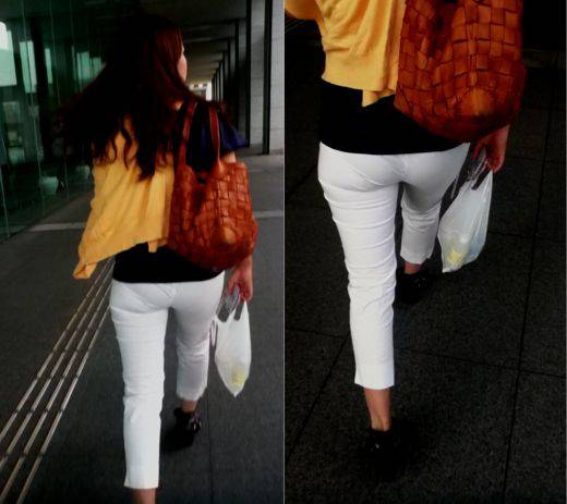 デカ尻に食い込むパンティラインのクセがスゴい！②　サンプル画像2