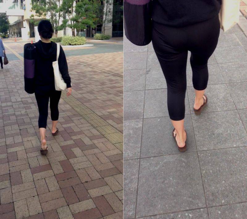デカ尻ブラックスキニー女を徹底追跡 サンプル画像