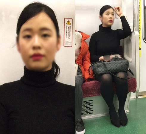 ニット巨乳がデカすぎる!家族とお出かけ中の育ちが良さそうなお姉さん(其の一) サンプル画像