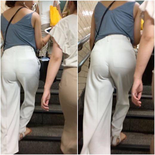 《２つのセレブ妻のデカ尻を楽しめる！！！》 No.887【両方エッチなヒップライン！パンツ着衣尻とスカート着衣尻】　サンプル画像1