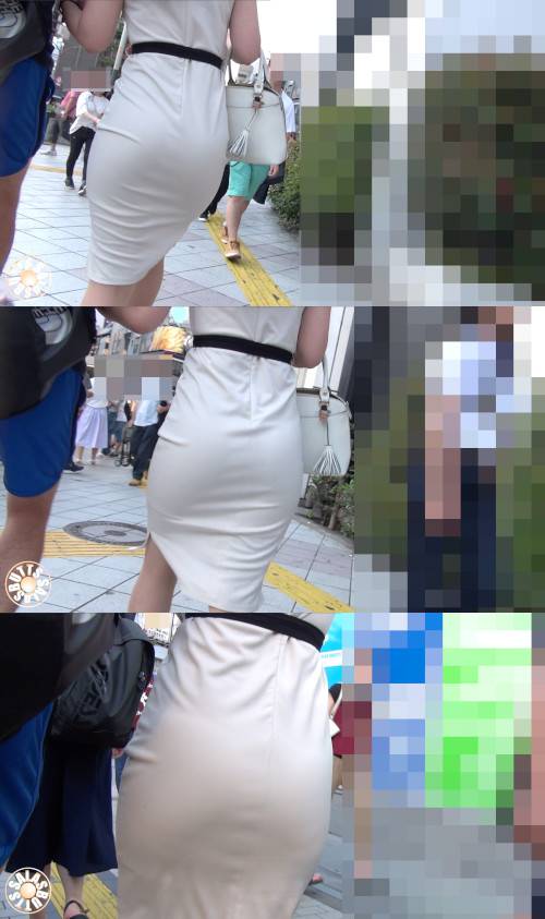 【FHD高画質】ムッチリ白ワンピ ホテルに行く前の腹ごしらえ サンプル画像2