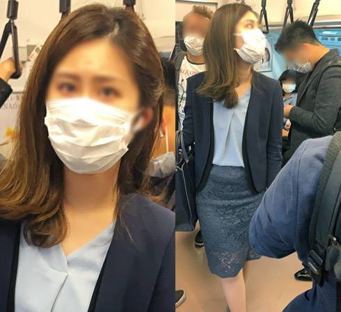 スタイル抜群の美人OLさんを近距離から堂々と撮影(其の二) サンプル画像