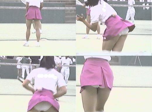 懐かしのテニス 90年代 屋外試合　サンプル画像1