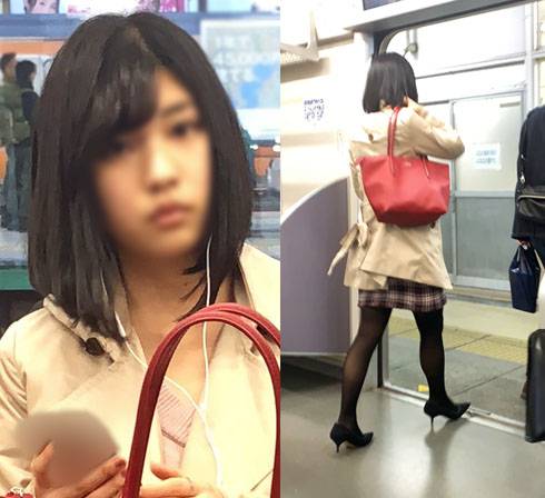 芸能人級に可愛い黒ストッキング美女をひたすら撮影（其の五） サンプル画像