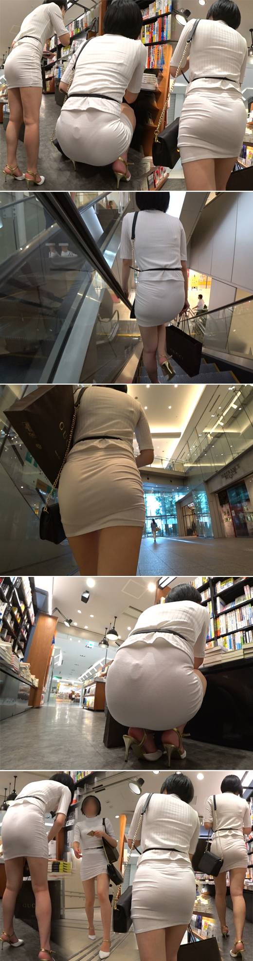 【高画質】え？挿入ホールＴバック透けちゃってますけど。。美人さんなのに欲求不満なんでしょうかｗ　サンプル画像1