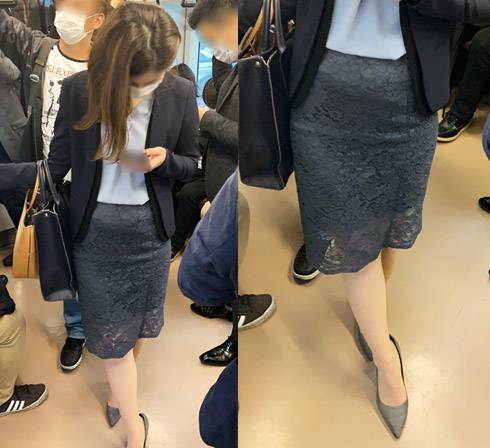 スタイル抜群の美人OLさんを近距離から堂々と撮影(其の三) サンプル画像