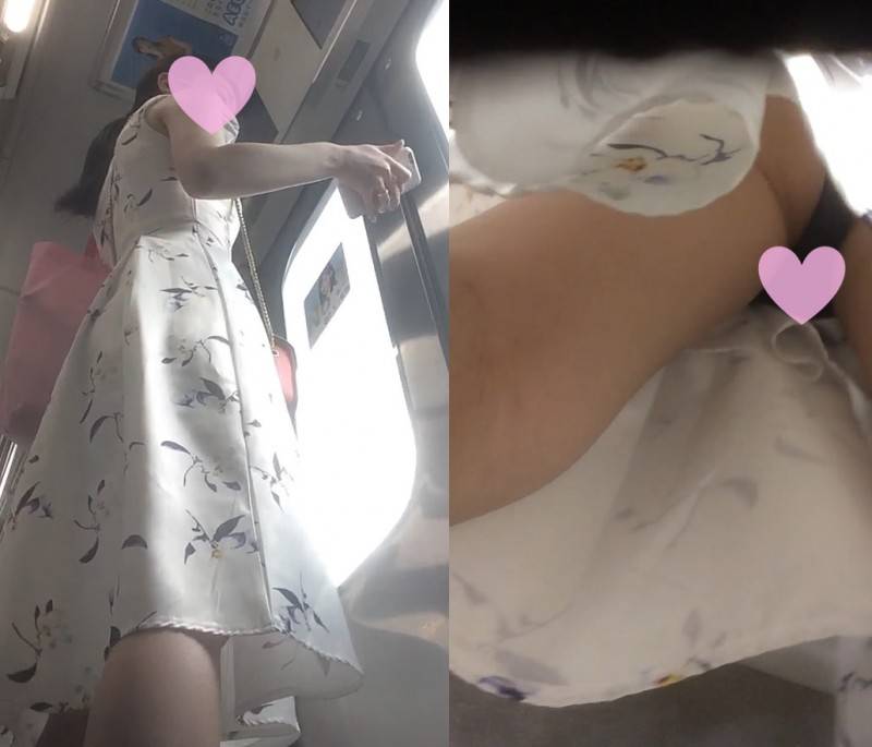 【完全新作】カップルの超かわいい女の子、別れ際に投げキッス♡ サンプル画像