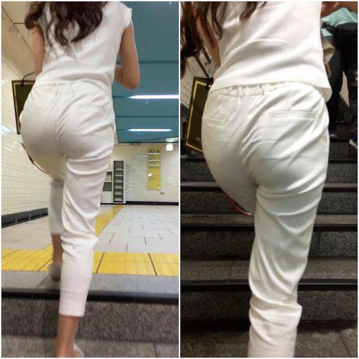 《Part2・真っ白だと透けてしまうのに…》 No.1068【昼間の豪華ランチへ向かうセレブ奥様】&nbsp;　サンプル画像1