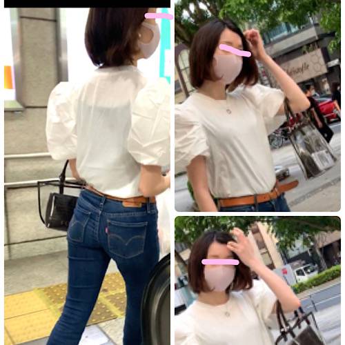 【スキニーエロデニムデカ尻】高級セレブ女の美尻スレンダーエロ肉尻お嬢様が優雅にお買い物！【474】&ensp; サンプル画像