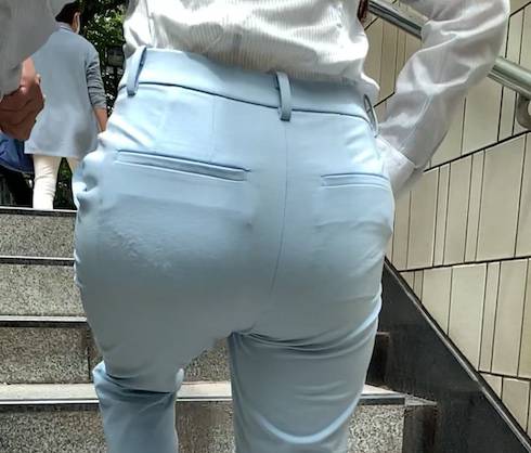 《最低価格》 No.1073【仕事帰りのデートを楽しむ彼女の着衣尻】&nbsp; サンプル画像