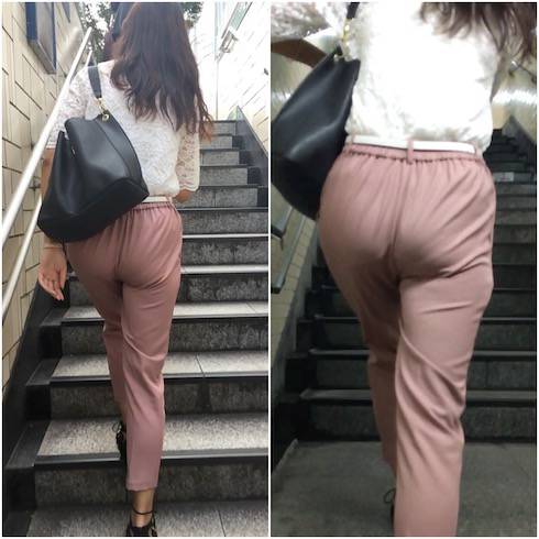 《もっちりお尻に釘ずけ》 No.1093【極薄生地で生尻感と丸見えパンティーを味わえる着衣尻】 サンプル画像