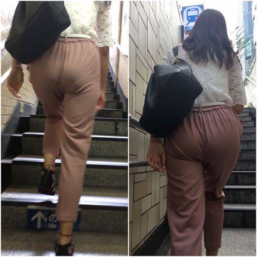 《もっちりお尻に釘ずけ》 No.1093【極薄生地で生尻感と丸見えパンティーを味わえる着衣尻】　サンプル画像2