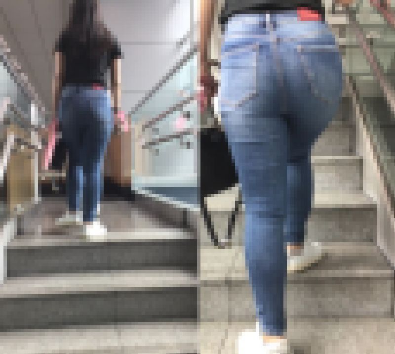 タイトなジーンズにデカ尻をねじ込むお姉さん4態 PART2 サンプル画像