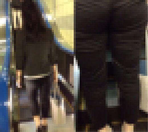 デカ尻黒ピタパンツOLさん4態 PART4　サンプル画像3