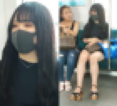 友達とお出かけ中のエッチなカラダをした可愛い女子大生 サンプル画像