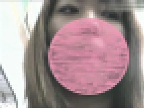 【画質向上版】電車でマジ痴漢7 感じてるギャル系女子 サンプル画像