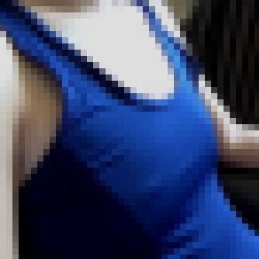 【フェチ観察】キラキラ太陽光下での『乳首の超アップ』(スクール水着コスプレ) サンプル画像