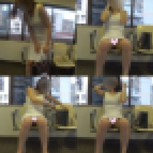 【電車対面パンチラ51】☆三角ゾーン観察記録/白ワンピお姉さん！　サンプル画像2