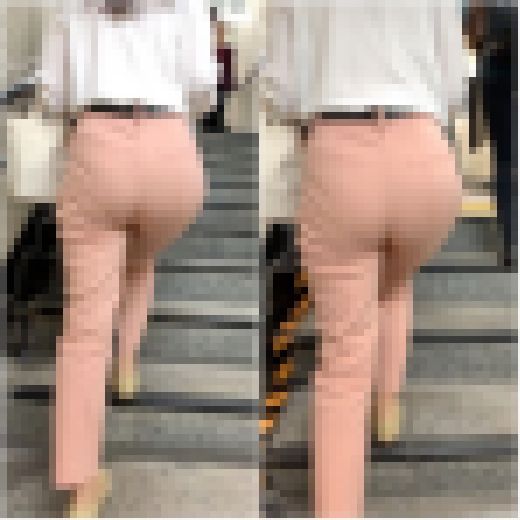 《Part1・十人十色のピンクパンツ着衣尻》 No.1126【デカ尻だから味わえるこのもっちり感】　サンプル画像1