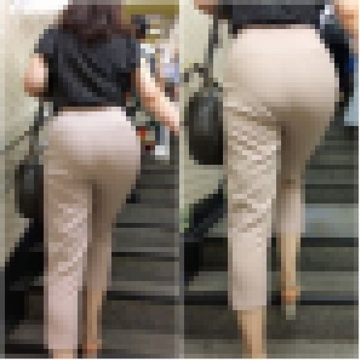 《Part3・十人十色のピンクパンツ着衣尻》 No.1128【至高のヒップラインを持つ極上スタイルのモデル系美女】　サンプル画像1