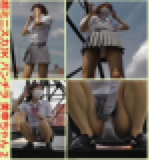 超ミニスカJKパンチラ　美幸ちゃん２ 真夏の青春パンチラ　サンプル画像2