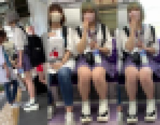 エグい迫力脚の美女集団♥　サンプル画像1