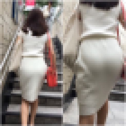 《清純派JDの真っ白コーデ》 No.1155【美しさとエロスの融合した着衣尻】 サンプル画像