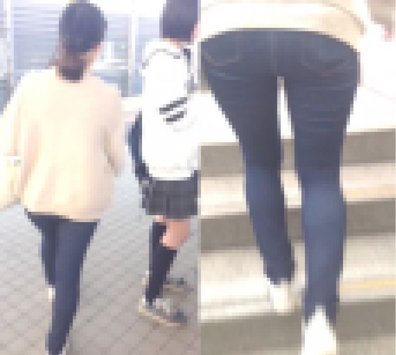 タイトなジーンズにデカ尻をねじ込むお姉さん4態 PART14 サンプル画像