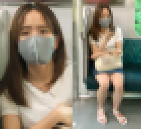 デニミニ生脚がエロすぎるマスクをしていても分かる圧倒的美女（其の二） サンプル画像