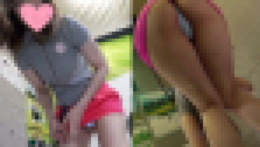 人妻ゴルファーの巨尻にTバックが食い込みノーパンみたくなってる サンプル画像
