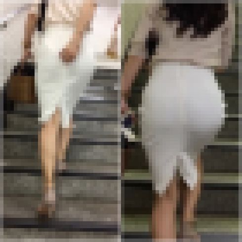 《美クビレ・美尻の美人奥様》 No.1214 【Part2・出勤する奥様のタイトスカート着衣尻】 サンプル画像