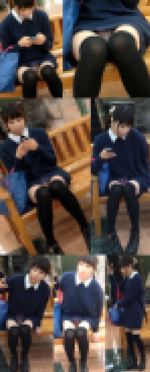【対面&逆さフラッシュ撮り】可愛い女の子のお顔もパンツもたっぷり盗撮！極上対面パンチラ動画【逆さ撮り写真付き】　サンプル画像3
