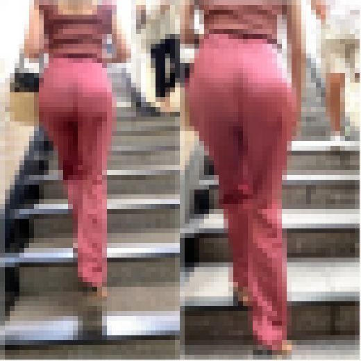 《炸裂するTバック姿！！！》 No.1271【GAL美容師が履く注目サテン生地の着衣尻】　サンプル画像2