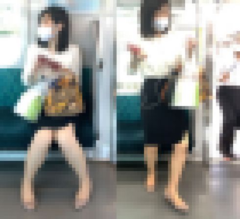白い肌とエッチな脚がたまらない真面目そうな美人OLさん　サンプル画像2