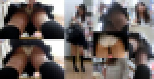 制服美少女の透けブラ・パンツ盗撮でめくって生尻もろ出し制服女子パンチラ盗撮動画 サンプル画像2