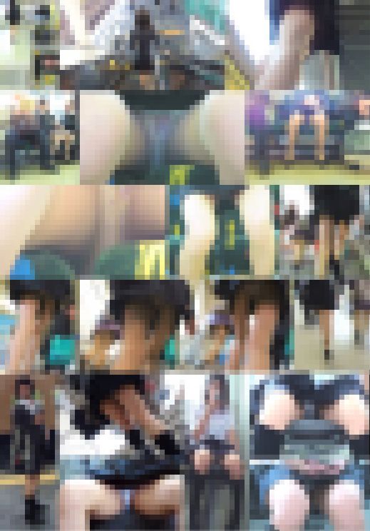 【電車盗撮Pチラ9本お得SET】ミニスカ女子盗撮パンチラ動画SPセット　サンプル画像2