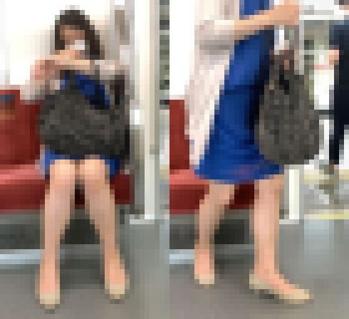 ワンピースから伸びた美脚が目を惹く色っぽいお姉さん（其の四）　サンプル画像2