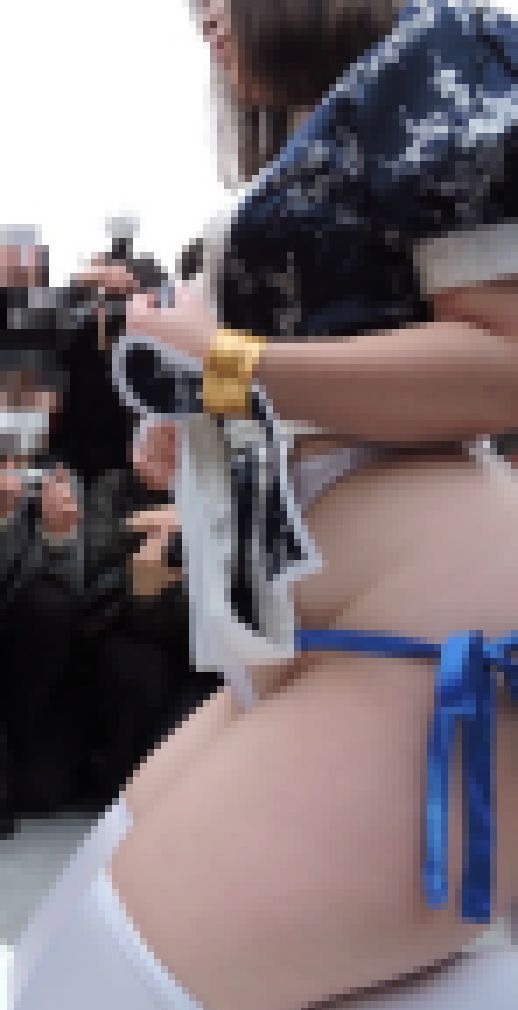 コスプレ2017冬巨尻丸出しフル勃起！巨乳おっぱい谷間【動画】イベント編 3856と3839セット販売　サンプル画像1