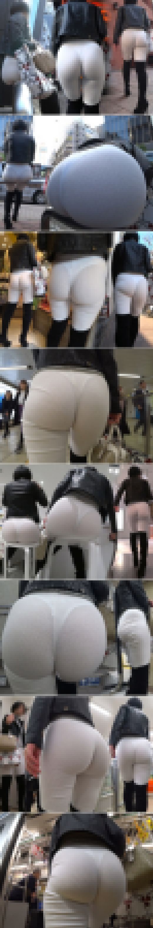 【超高画質】爆尻☆降臨！着衣尻フェチにとっては悶絶必死の特大桃尻レギンスHIP！やはり若妻のケツは張り＆もっちもち感が最高！　サンプル画像3