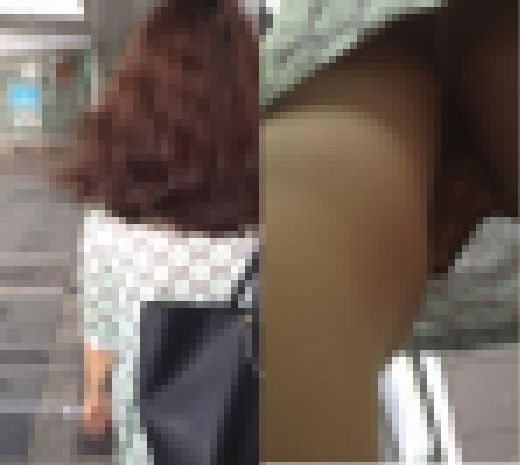 【スマホ直凸逆さ撮り】出勤前OLさん7人パンティチェック～PART1～　サンプル画像1