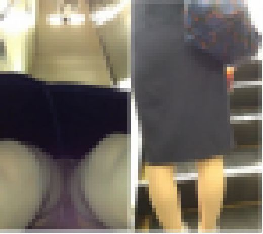 【スマホ直凸逆さ撮り】出勤前OLさん7人パンティチェック～PART1～　サンプル画像3