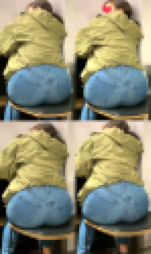 ピチピチジーンズヒップ168_プリンっと突き出し尻がエロい巨尻JDお姉様♪　サンプル画像1