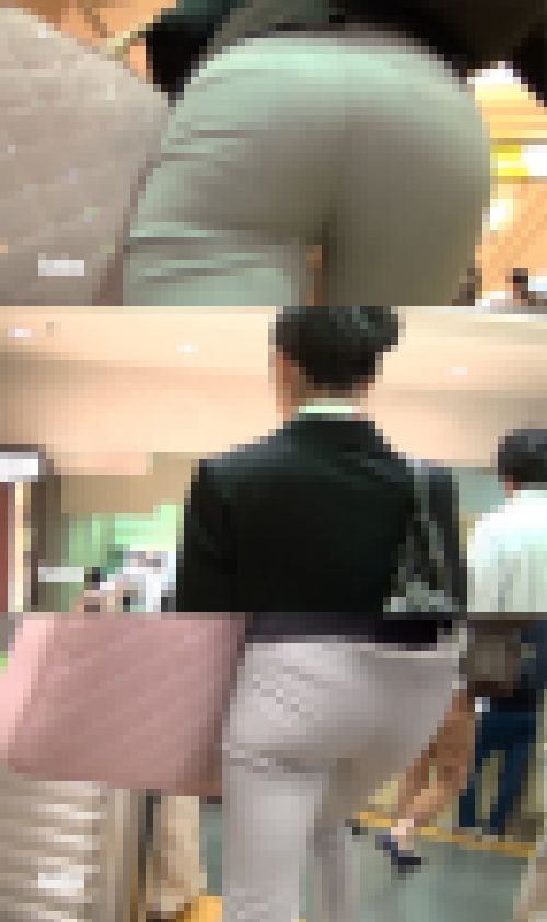 【FHD高画質】【再販】オフィスの女神！究極の履きこなし パンツスーツ　サンプル画像1