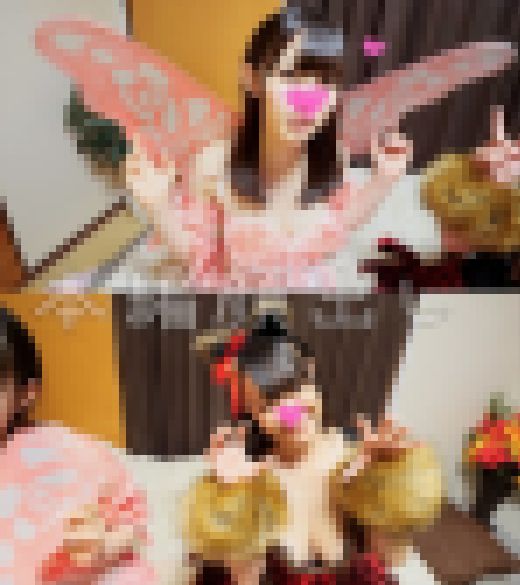 【5P乱交】ヤバイSEX試したwハロウィンで盛り上がるIカップ巨乳ビチ神女子大生(19才)x2呼び出し乱交5P 雄たけびあげまく サンプル画像