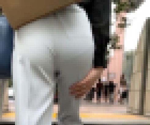 《パンティー透け透けなスラックス》 No.1384【Part1・みんな大好きパンツスーツ着衣尻】 サンプル画像