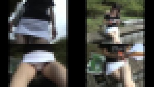 野外でパンチラ！ vol.42　サンプル画像2