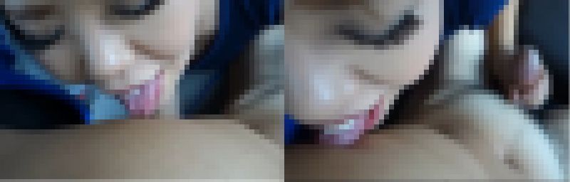 30歳ママ、Ｒ子ちゃん初の車内フェラ、ゴックン サンプル画像